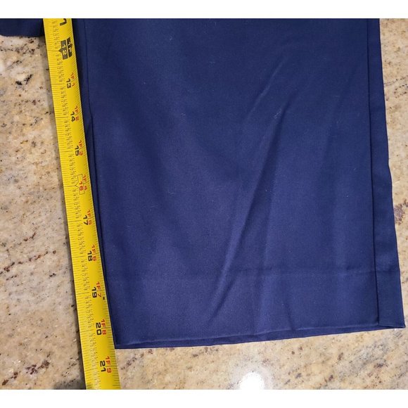NEW! Catherines Universal Capri Women's Plus Size 30W PETITE Navy Blue  Stretch - Picture 11 of 12